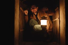 Adam Scott as Ohm Bauman in Hokum.