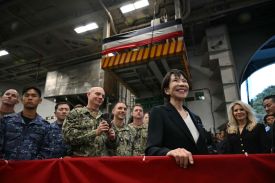 Japanese Prime Minister Sanae Takaichi