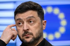 Volodymyr Zelensky in Brussels
